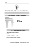 Etica - Universidad de Pamplona