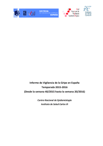 Informe final de la temporada 2015-2016