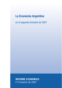 La econom&iacute;a Argentina en el segundo trimestre de 2007