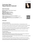Curriculum Vitae: Raquel Quinteiro Castromil