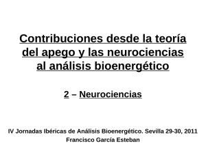 Neurociencias - presentación (pdf 70 KB)