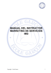 MANUAL DEL INSTRUCTOR MARKETING DE SERVICIOS -MS-