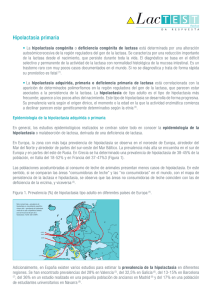 Hipolactasia primaria