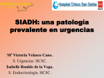 SIADH: una patología prevalente en urgencias