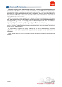 informe - TEA Ediciones