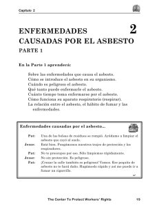 enfermedades causadas por el asbesto