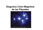 Diagrama Color-Magnitud de las Pléyades