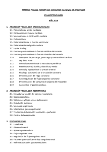 Temario de Anestesiología