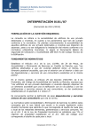interpretación 0101/07 - Gobierno de Castilla
