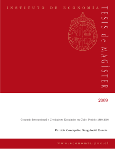 Comercio Internacional y Crecimiento Económico en