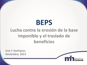 Presentación Ministerio de Hacienda (BEPS)