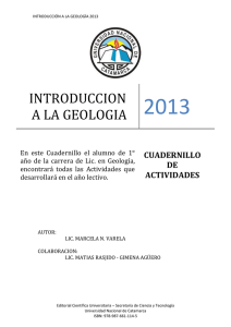 Introducción a la geología - Editorial Cientifica Universitaria
