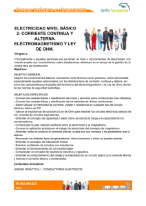 Electricidad nivel básico 2- corriente continua y