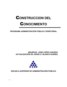 CONSTRUCCION DEL CONOCIMIENTO