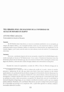 TELL IBRAHIM AWAD. EXCAVACIONES DE LA UNIVERSIDAD DE