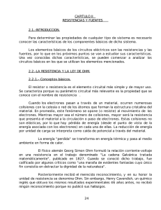 24 CAPITULO II RESISTENCIAS Y FUENTES 2.1.