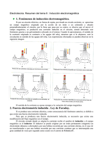 1. Fenómenos de inducción electromagnética.