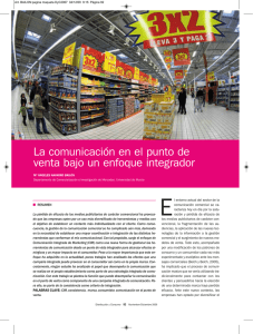 La comunicación en el punto de venta bajo un enfoque