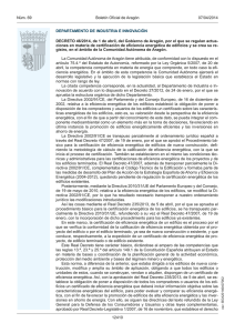DECRETO 46/2014, de 1 de abril, del Gobierno de Aragón, por el