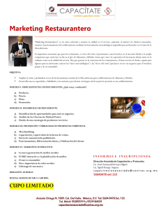 Marketing Restaurantero