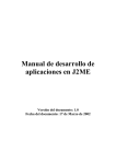 Manual de desarrollo de aplicaciones en J2ME