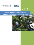 Taller regional: Agricultura y Adaptación basada en Ecosistemas