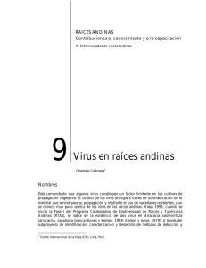 VIRUS EN RAICES ANDINAS