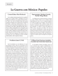 La Guerra con México: Papeles