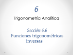 Funciones trigonometricas inversas