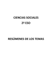 CIENCIAS SOCIALES 2º ESO RESÚMENES DE LOS TEMAS