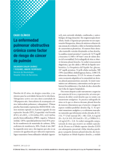 La enfermedad pulmonar obstructiva crónica como factor