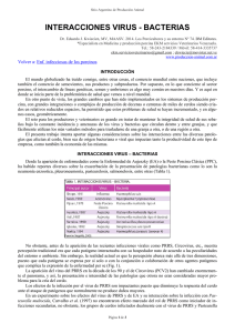 interacciones virus - bacterias - Sitio Argentino de Producción Animal