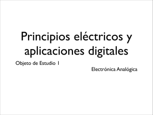 Objeto de Estudio 1 Electrónica Analógica