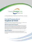 Trasplante de Pulmón - University Transplant Center