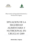 Situación de la Seguridad Alimentaria y Nutricional en el Uruguay