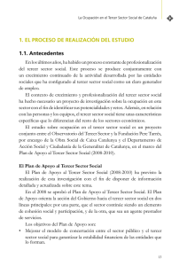 1. EL PROCESO DE REALIZACIÓN DEL ESTUDIO 1.1. Antecedentes