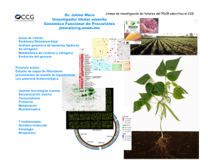 Dr. Jaime Mora Investigador titular emérito Genómica - CCG-UNAM