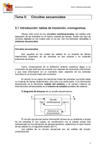 Tema 5: Circuitos secuenciales