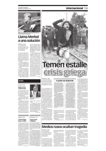 crisis griega - El Diario de Sonora