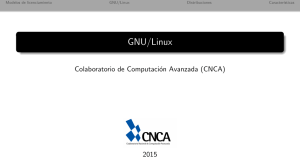 GNU/Linux - Cluster CNCA