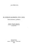 EL EXILIO ALEMÁN (1933