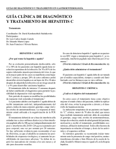 guía clínica de diagnóstico y tratamiento de hepatitis c