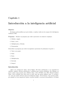 Introducción a la inteligencia artificial - Página DICyG