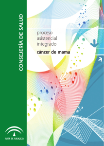 CONSEJERÍA DE SALUD cáncer de mama