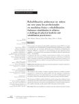 Rehabilitación pulmonar en niños: un reto para los profesionales en