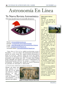 SAC Newsletter - Dec 2011 - Sociedad de Astronomía del Caribe