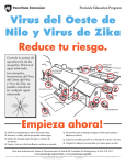 Virus del Oeste de Nilo y Virus de Zika Reduce tu riesgo. Empieza