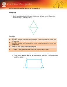 Criterios de congruencia de triángulos
