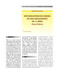 epifisiolistesis de cadera en una adolescente de 13 años