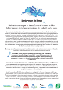 Declaración de Roma - Ecologistas en Acción